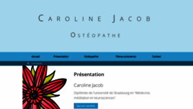 What Caroline-jacob.be website looked like in 2018 (5 years ago)