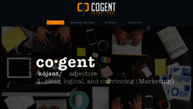 What Cogentpromotionalservices.com website looked like in 2018 (5 years ago)