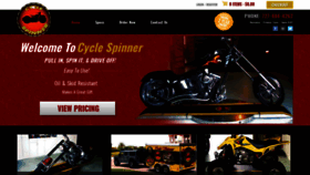 What Cyclespinner.com website looked like in 2018 (5 years ago)