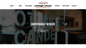 What Cottagecanoe.com website looked like in 2018 (5 years ago)