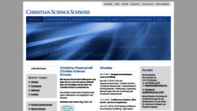 What Christianscience.ch website looked like in 2018 (5 years ago)