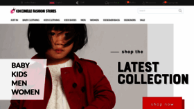 What Coccinellefashion.com website looked like in 2018 (5 years ago)