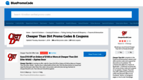 What Cheaperthandirt.bluepromocode.com website looked like in 2018 (5 years ago)