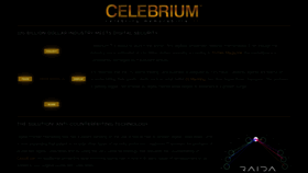 What Celebrium.com website looked like in 2018 (5 years ago)