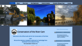 What Camconservancy.org website looked like in 2018 (5 years ago)