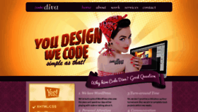 What Codediva.com website looked like in 2018 (5 years ago)