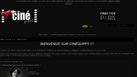 What Cineguppy.com website looked like in 2018 (5 years ago)