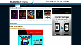 What Cine-cognac.com website looked like in 2018 (5 years ago)