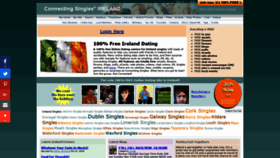 What Connectingsingles.ie website looked like in 2018 (5 years ago)