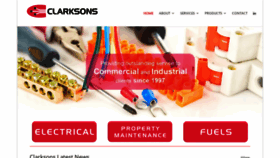 What Clarksons.co.nz website looked like in 2018 (5 years ago)