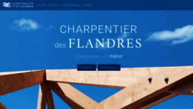 What Charpentier-des-flandres.com website looked like in 2018 (5 years ago)