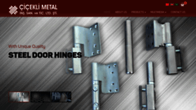 What Ciceklimetal.com.tr website looked like in 2018 (5 years ago)