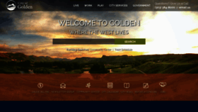 What Cityofgolden.net website looked like in 2018 (5 years ago)