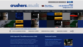 What Crushers.co.uk website looked like in 2018 (5 years ago)