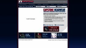 What Capstoneheadwear.com website looked like in 2018 (5 years ago)
