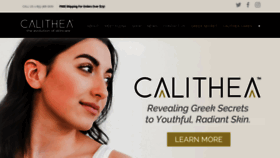 What Calitheagoddess.com website looked like in 2018 (5 years ago)