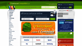 What Cartuccecompatibili.com website looked like in 2018 (5 years ago)
