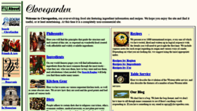 What Clovegarden.com website looked like in 2018 (6 years ago)