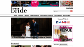 What Canadianbride.com website looked like in 2018 (5 years ago)