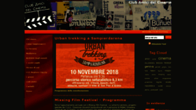 What Clubamicidelcinema.it website looked like in 2018 (5 years ago)