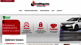 What Credinegocioscr.com website looked like in 2018 (5 years ago)