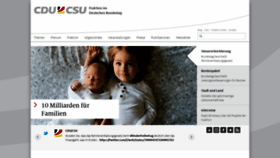 What Cducsu.de website looked like in 2018 (5 years ago)
