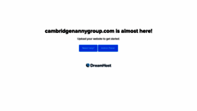 What Cambridgenannygroup.com website looked like in 2018 (5 years ago)