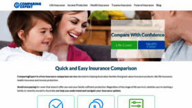 What Comparingexpert.com.au website looked like in 2018 (5 years ago)