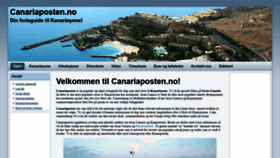What Canariaposten.no website looked like in 2018 (5 years ago)