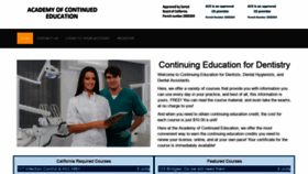 What Cepdentists.com website looked like in 2018 (5 years ago)