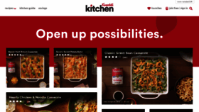 What Campbellskitchen.com website looked like in 2018 (5 years ago)