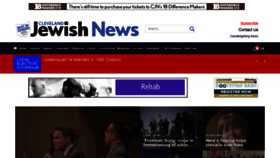 What Clevelandjewishnews.com website looked like in 2018 (5 years ago)