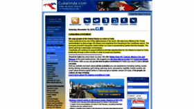 What Cubalinda.com website looked like in 2018 (5 years ago)