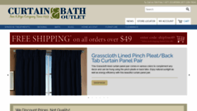 What Curtainandbathoutlet.com website looked like in 2018 (5 years ago)