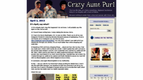 What Crazyauntpurl.com website looked like in 2018 (5 years ago)