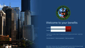 What Cityofchicagobenefits.org website looked like in 2018 (5 years ago)