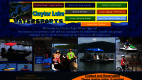 What Claytorlakewatersports.com website looked like in 2018 (5 years ago)