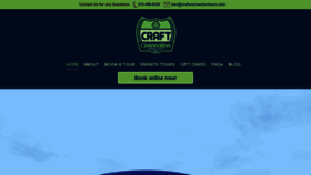 What Craftconnectiontours.com website looked like in 2018 (5 years ago)