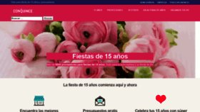 What Conquince.com.mx website looked like in 2018 (5 years ago)