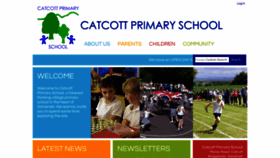 What Catcottprimary.co.uk website looked like in 2018 (5 years ago)