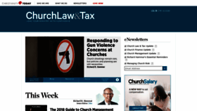 What Churchlawandtax.com website looked like in 2018 (5 years ago)