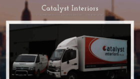 What Catalystinteriors.com.au website looked like in 2018 (5 years ago)