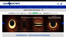 What Click4electrics.co.uk website looked like in 2018 (5 years ago)