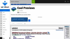 What Cool-previews.en.uptodown.com website looked like in 2018 (5 years ago)