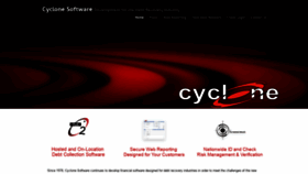 What Cyclonesoft.com website looked like in 2018 (5 years ago)