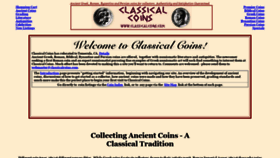 What Classicalcoins.com website looked like in 2018 (5 years ago)