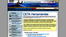 What Ceta.org.co website looked like in 2018 (5 years ago)