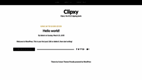 What Clipxy.com website looked like in 2018 (5 years ago)