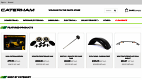 What Caterhamparts.co.uk website looked like in 2018 (5 years ago)