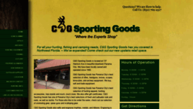 What Candgsportinggoods.com website looked like in 2018 (5 years ago)